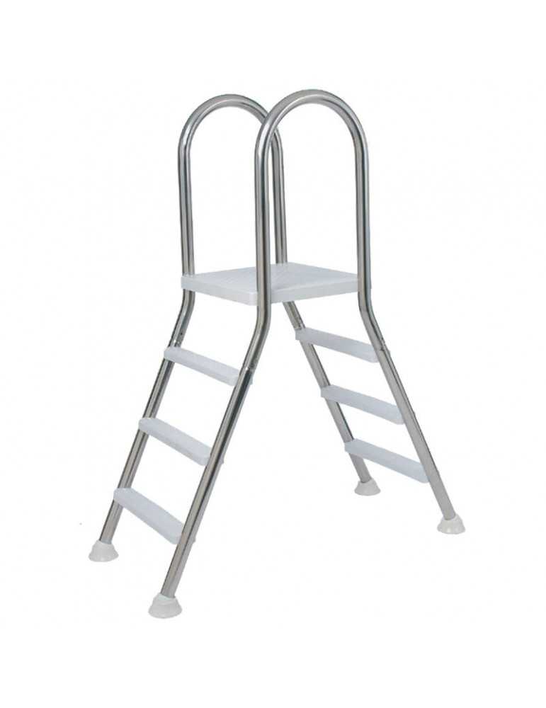 Escalera piscina elevada