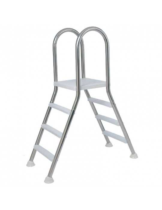 Escalera piscina elevada