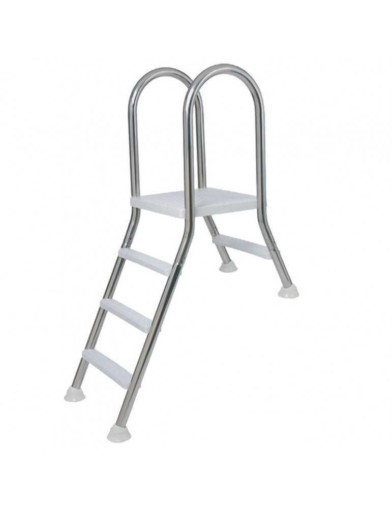 Escalera semielevada piscina