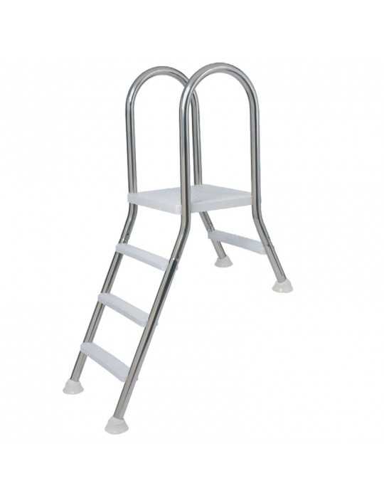Escalera semielevada piscina