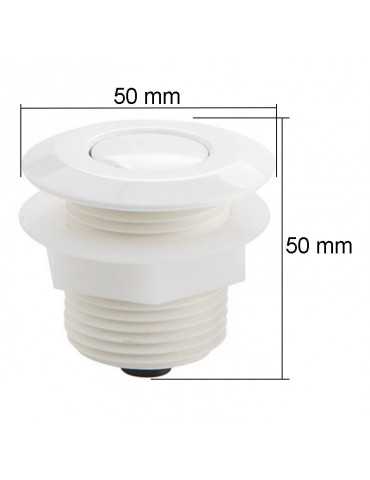 Pulsador neumático mini blanco