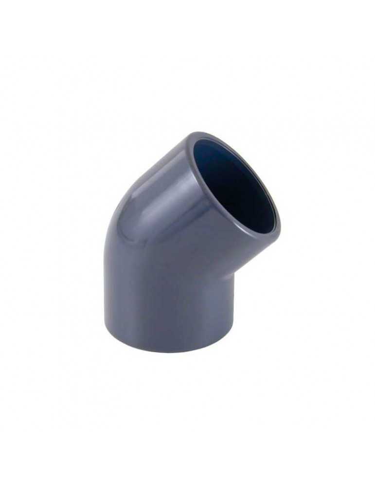 codo pvc presión semicodo
