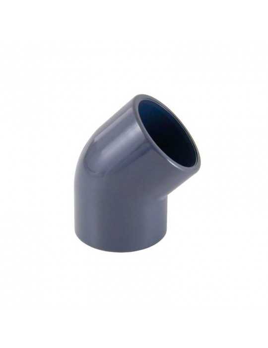 codo pvc presión semicodo