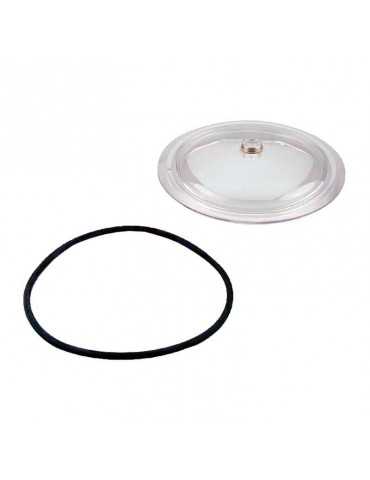 Tapa transparente + anillo
