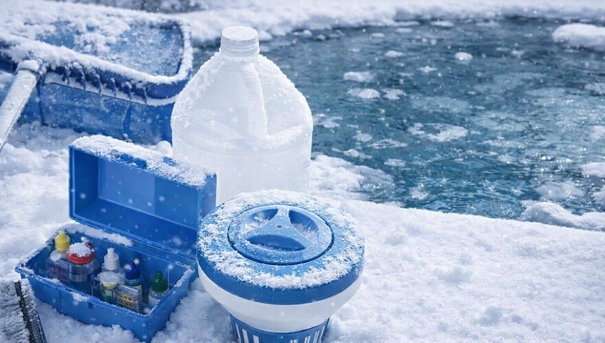 Mantenimiento básico del agua en piscinas durante el invierno